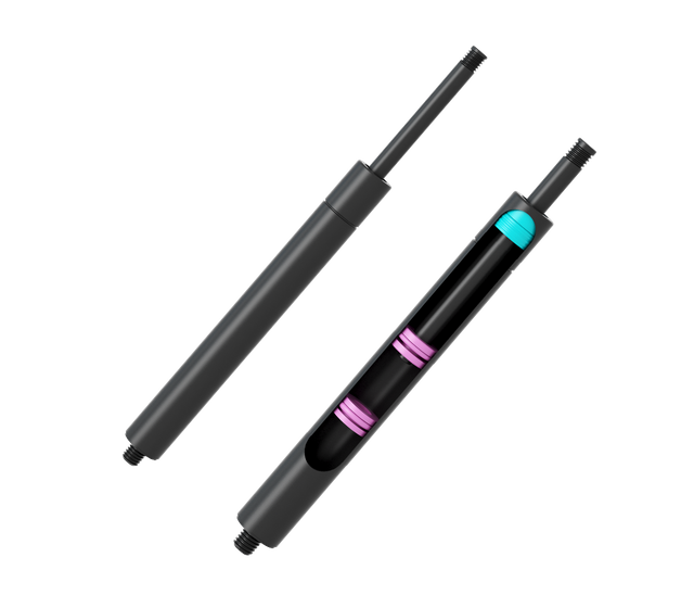 Non-locking gas spring