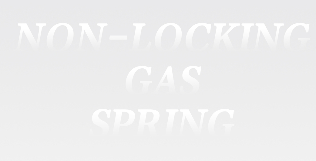 Non-locking gas spring
