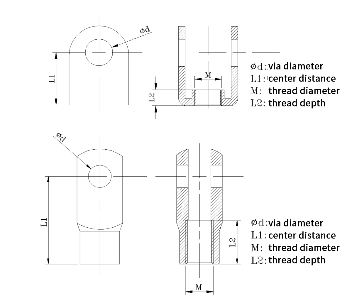 double-ear connector